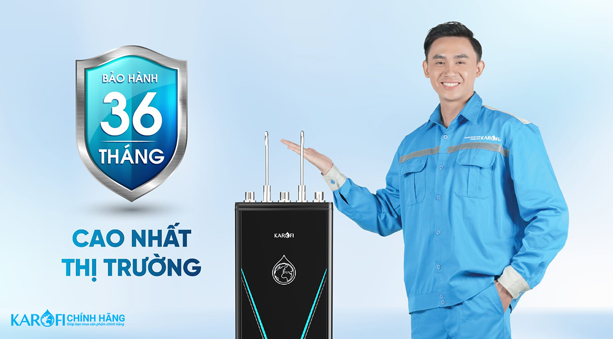 Máy lọc nước nóng lạnh Karofi KAD-D528