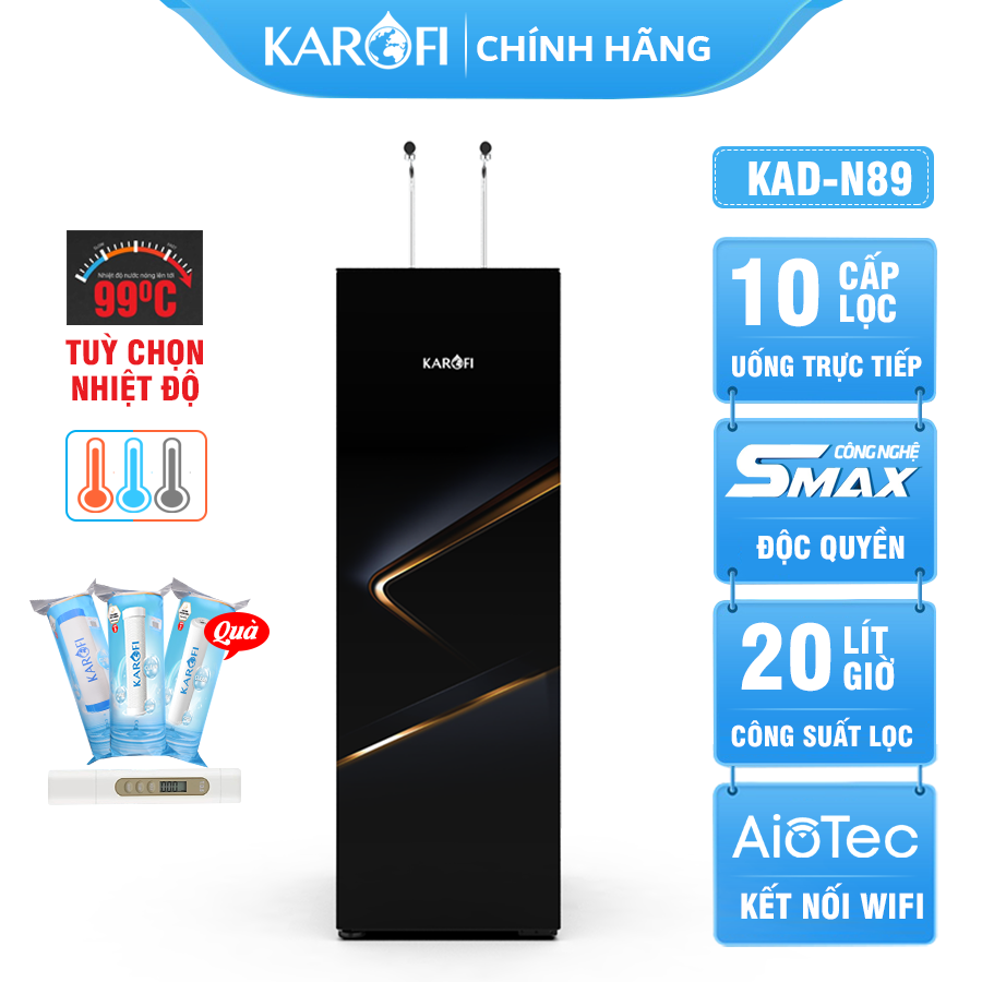 Máy lọc nước nóng lạnh Karofi KAD-N89