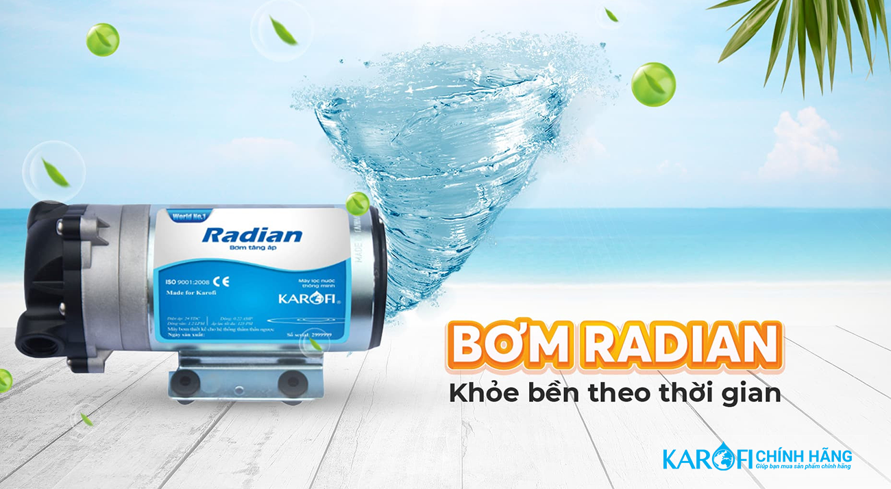 Máy lọc nước nóng lạnh Karofi Livotec 612