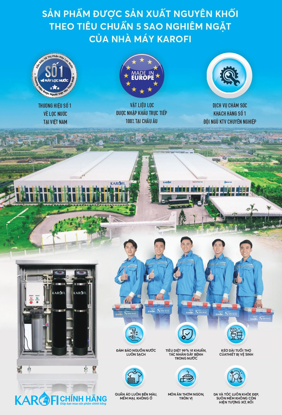 Máy lọc nước tổng đầu nguồn Karofi KTF-662