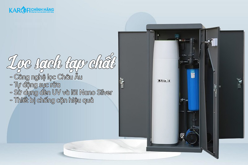 Máy lọc nước tổng đầu nguồn Karofi KMF-68
