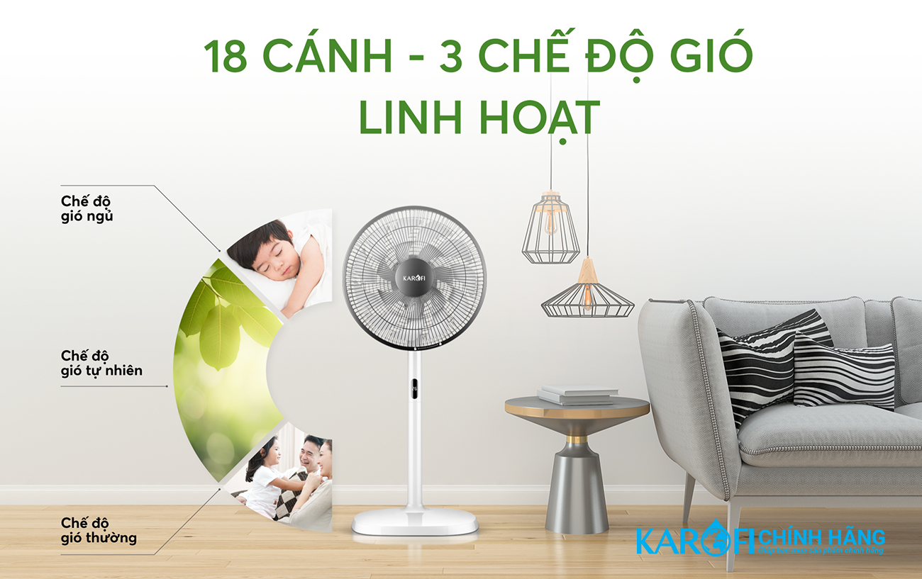 Quạt cây Karofi KF-352DC
