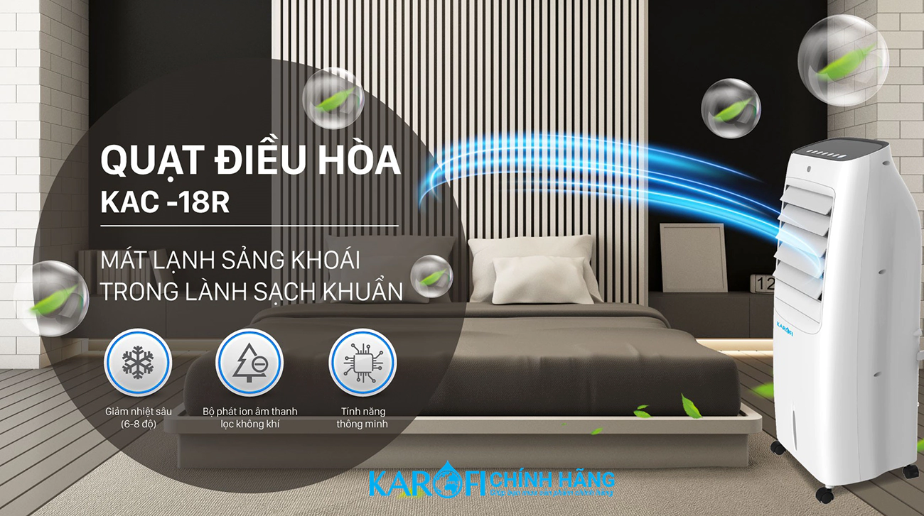 Quạt điều hoà Karofi KAC-18R
