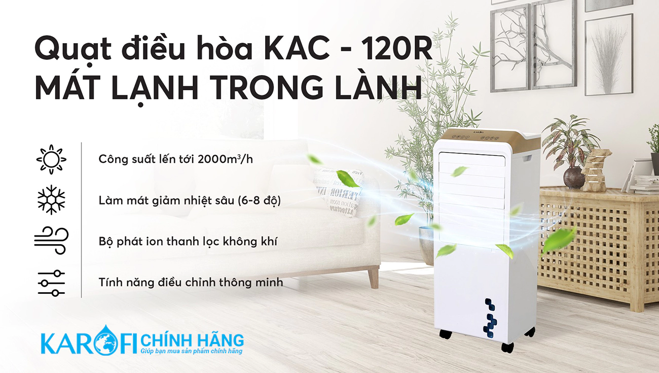 Quạt điều hoà Karofi KAC-120R