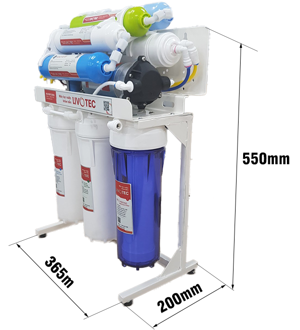 Thông số kỹ thuật máy lọc nước Livotec 212