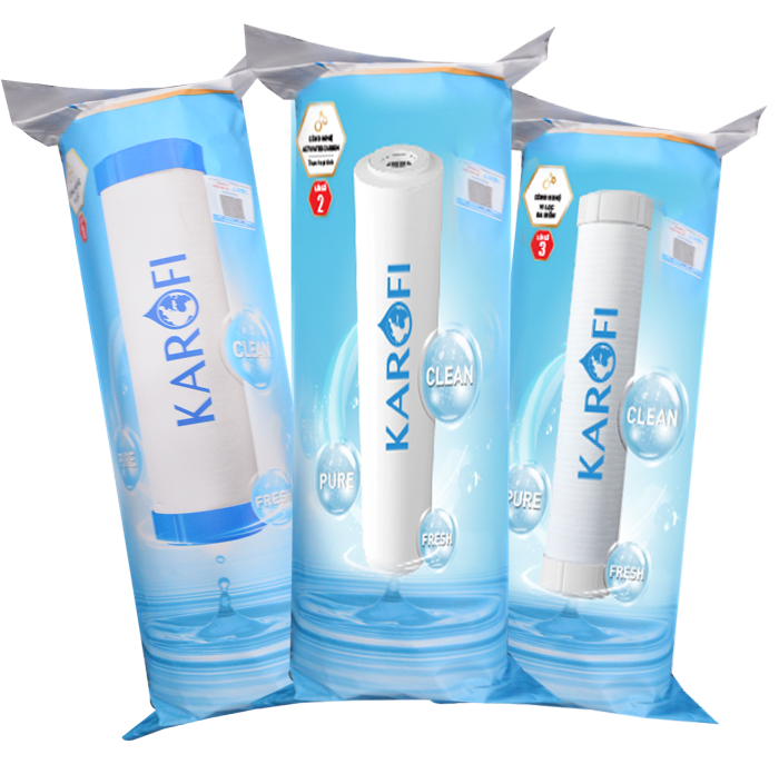 Bộ 3 lõi lọc nước Karofi Smax 123 mới 2026