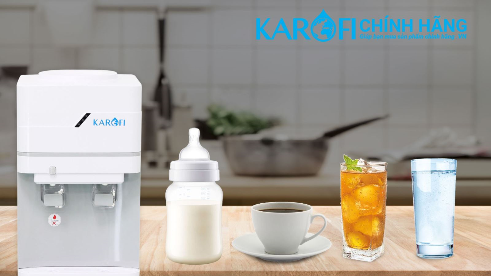 Cây nước nóng lạnh Karofi HC15