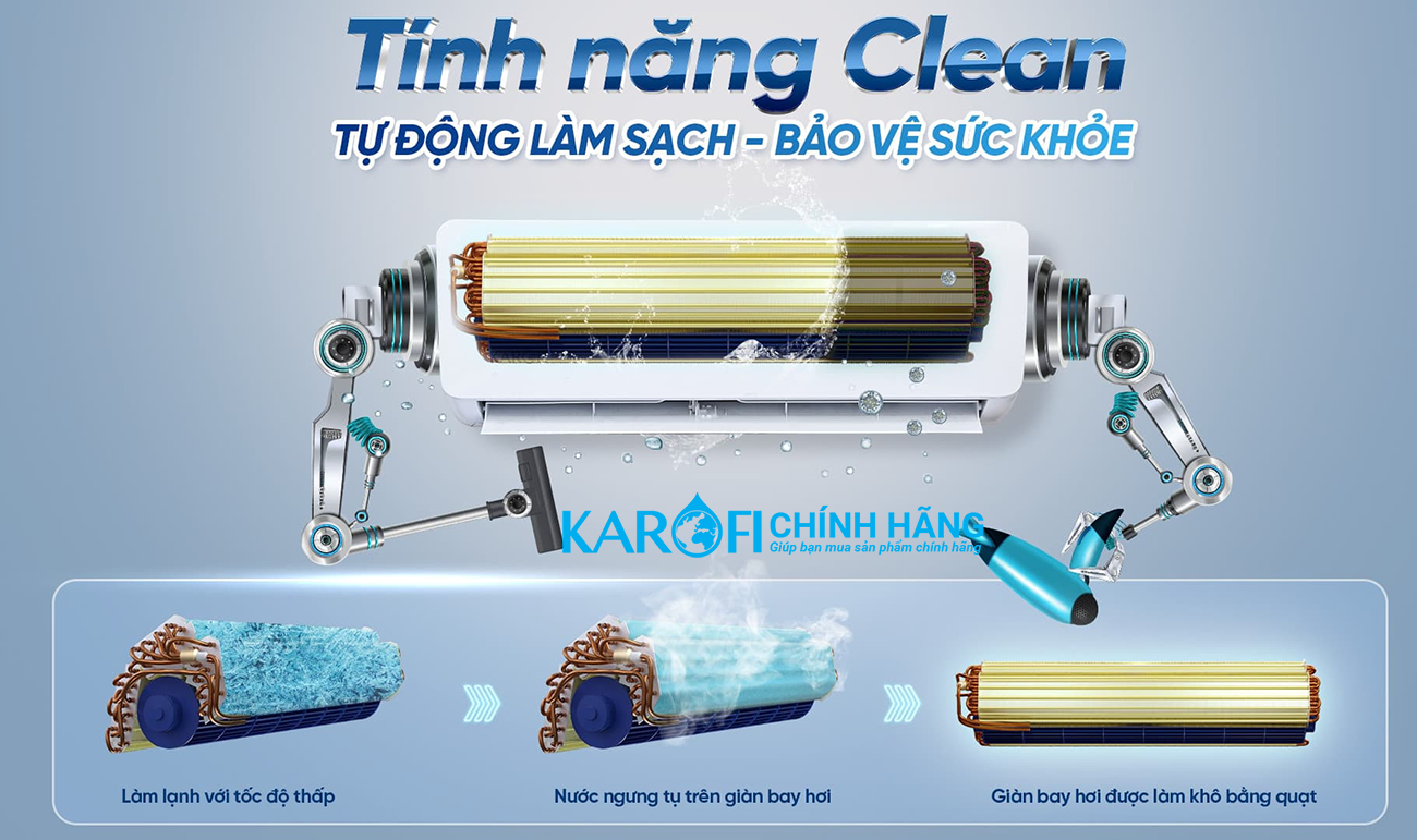 Điều hoà không khí Karofi 9000BTU KDC-WF09