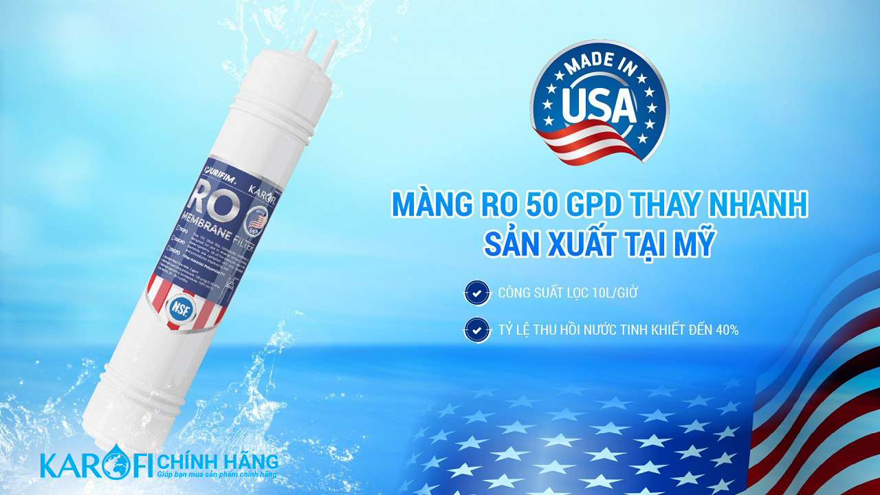 Máy lọc nước Karofi ERO80 PRO