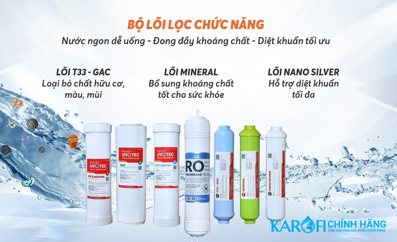 Máy lọc nước Karofi Livotec 600