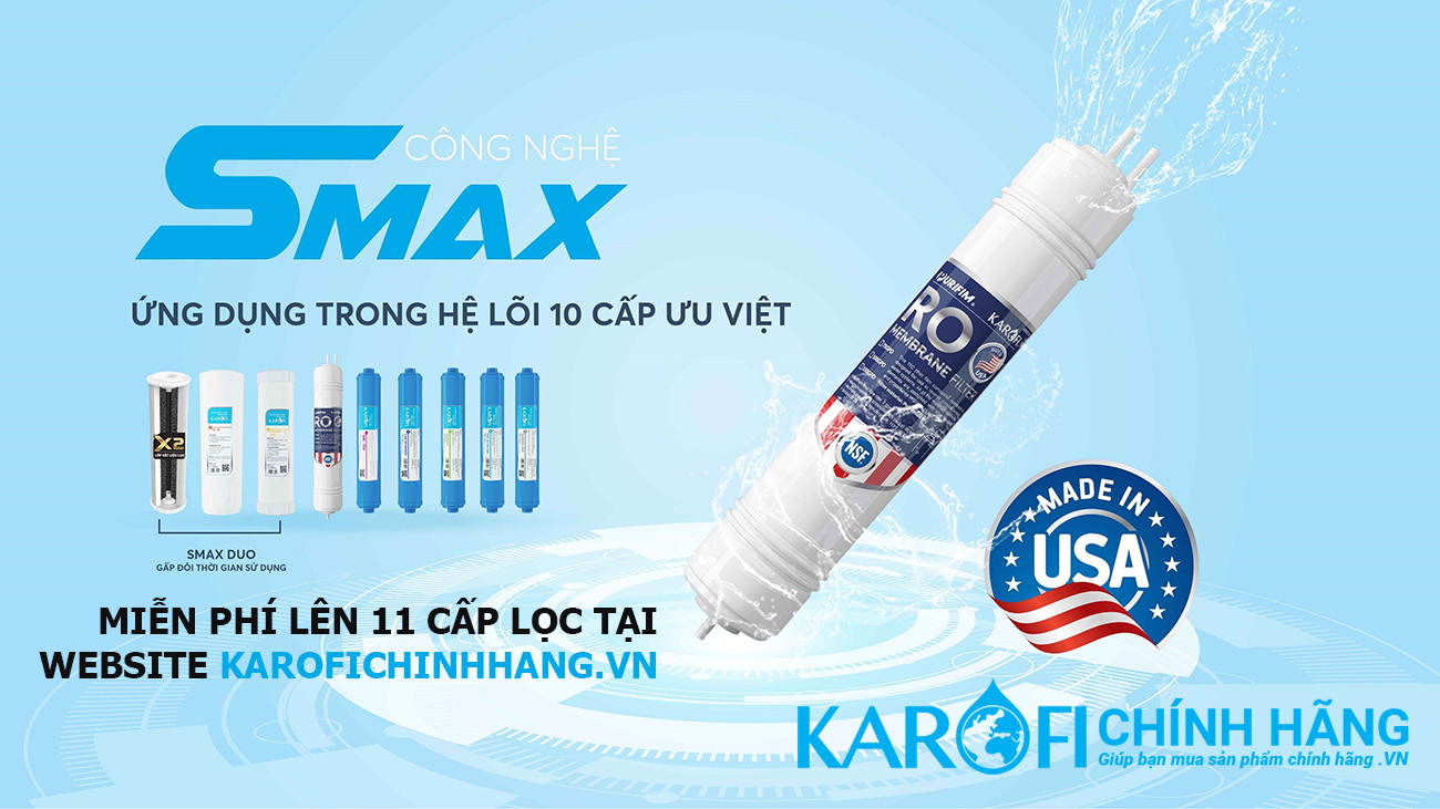 Máy lọc nước Karofi Optimus PRO O-I439 AioTec Có WIFI