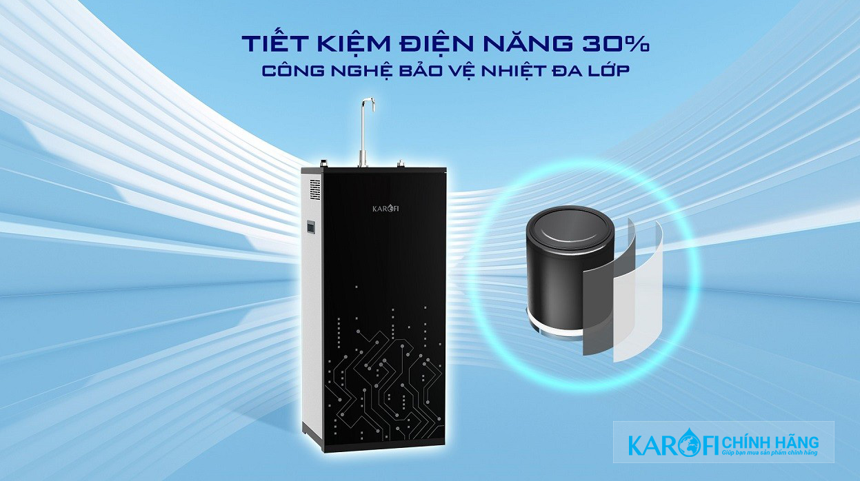 Máy lọc nước nóng lạnh Karofi KAD-D59