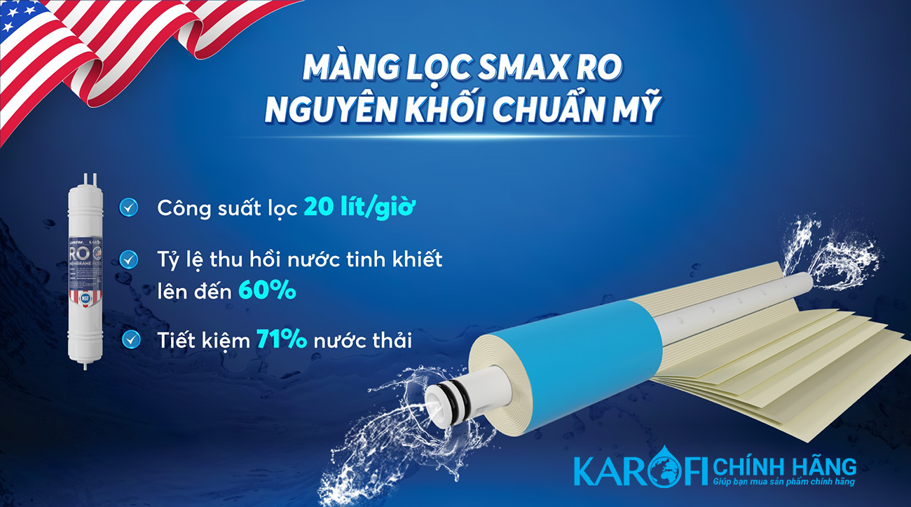 Máy lọc nước nóng lạnh Karofi KAD-D966