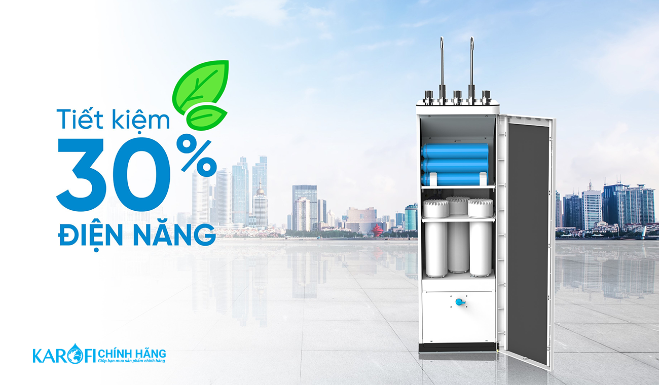 Máy lọc nước nóng lạnh nguội karofi KAD-D52