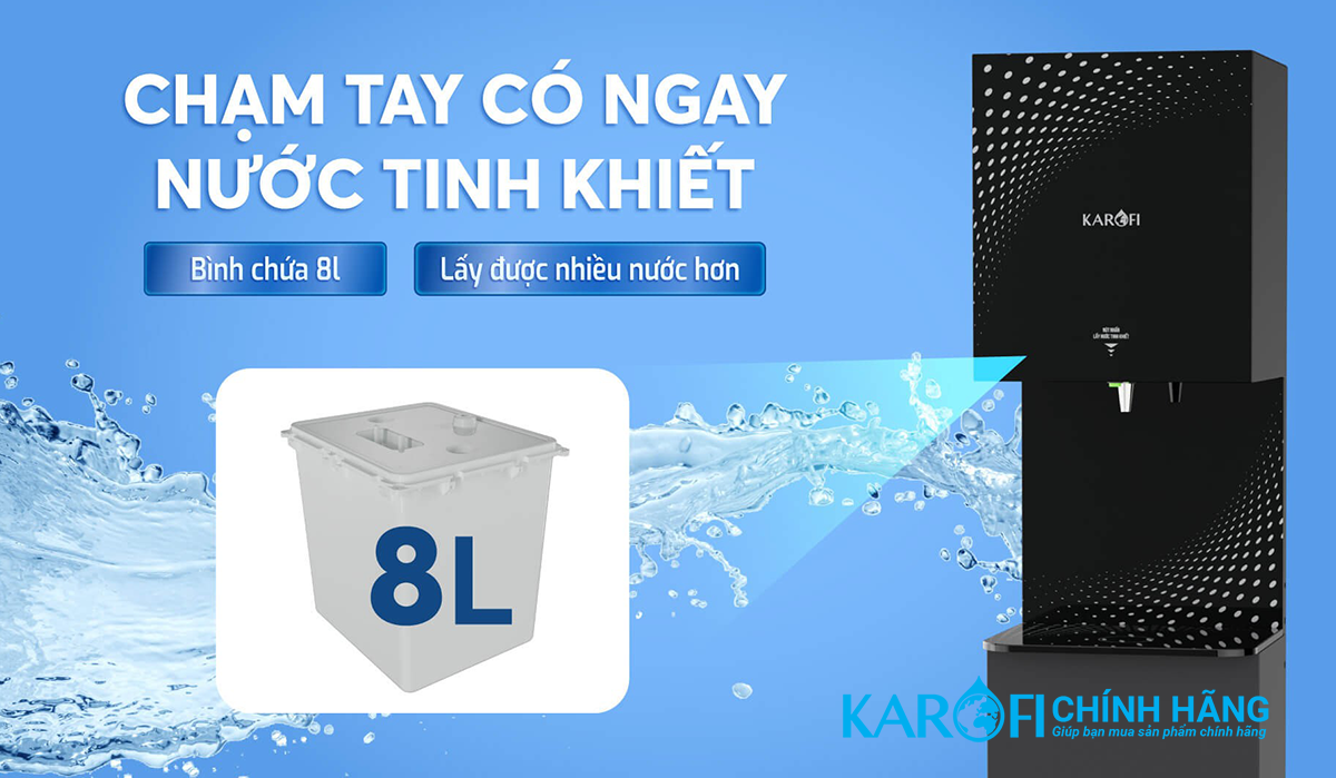 Máy lọc nước treo tường Karofi KAQ-W18 - Mới 2022