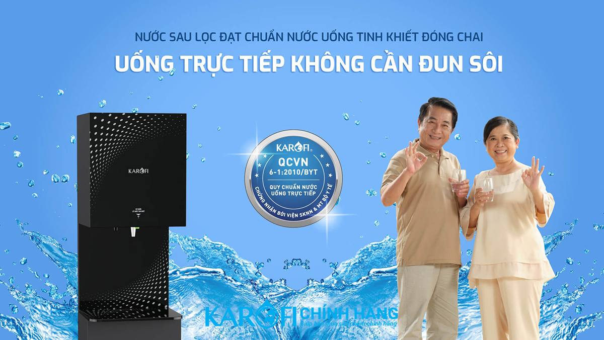 Máy lọc nước treo tường Karofi KAQ-W18 - Mới 2022